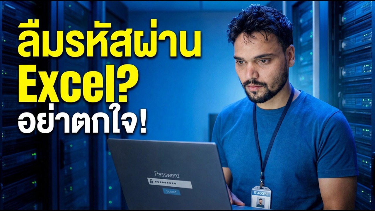การกู้คืนรหัสผ่าน Excel - ใช้งานได้ทุกครั้ง