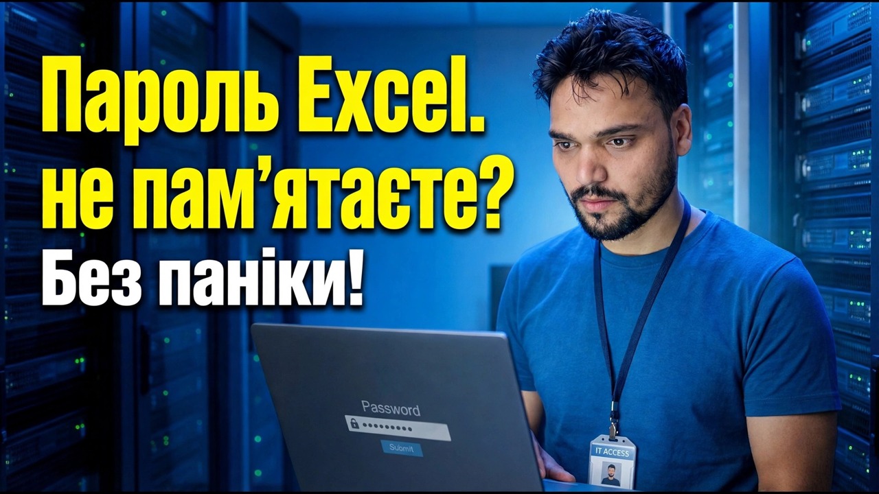 Відновлення пароля Excel - працює щоразу