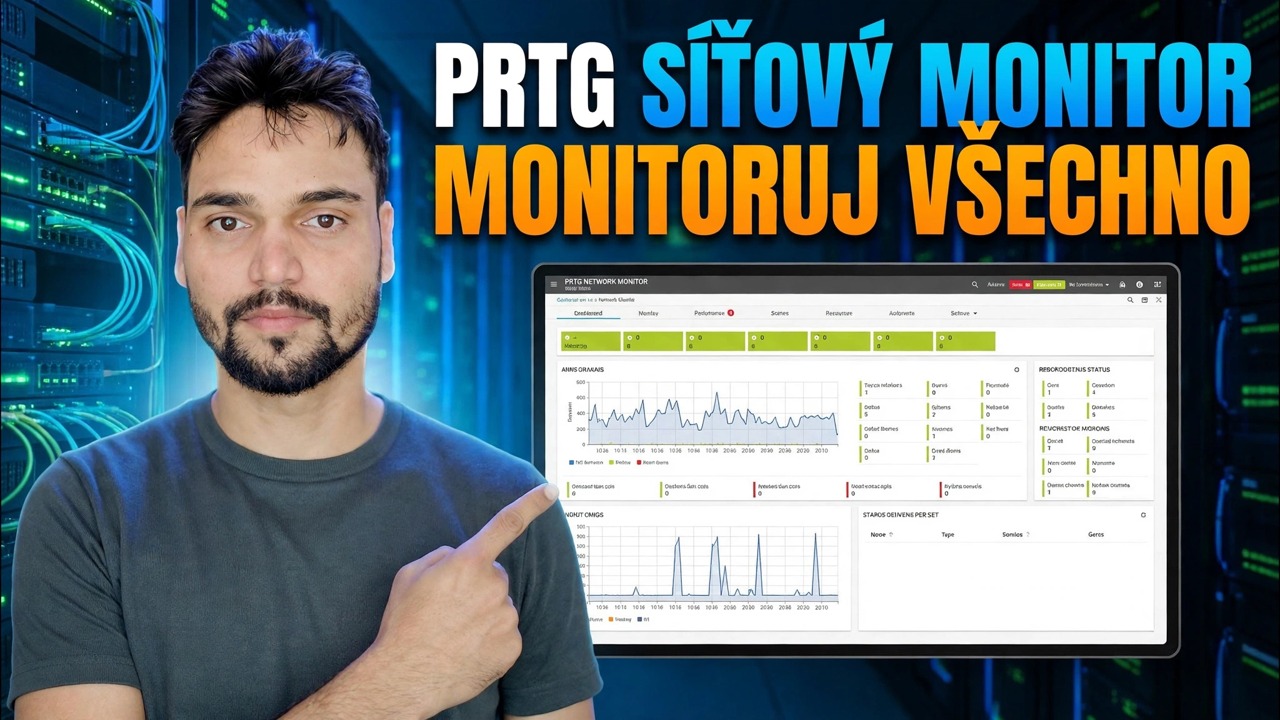 Monitorujte CPU, RAM, šířku pásma a stav brány firewall pomocí PRTG
