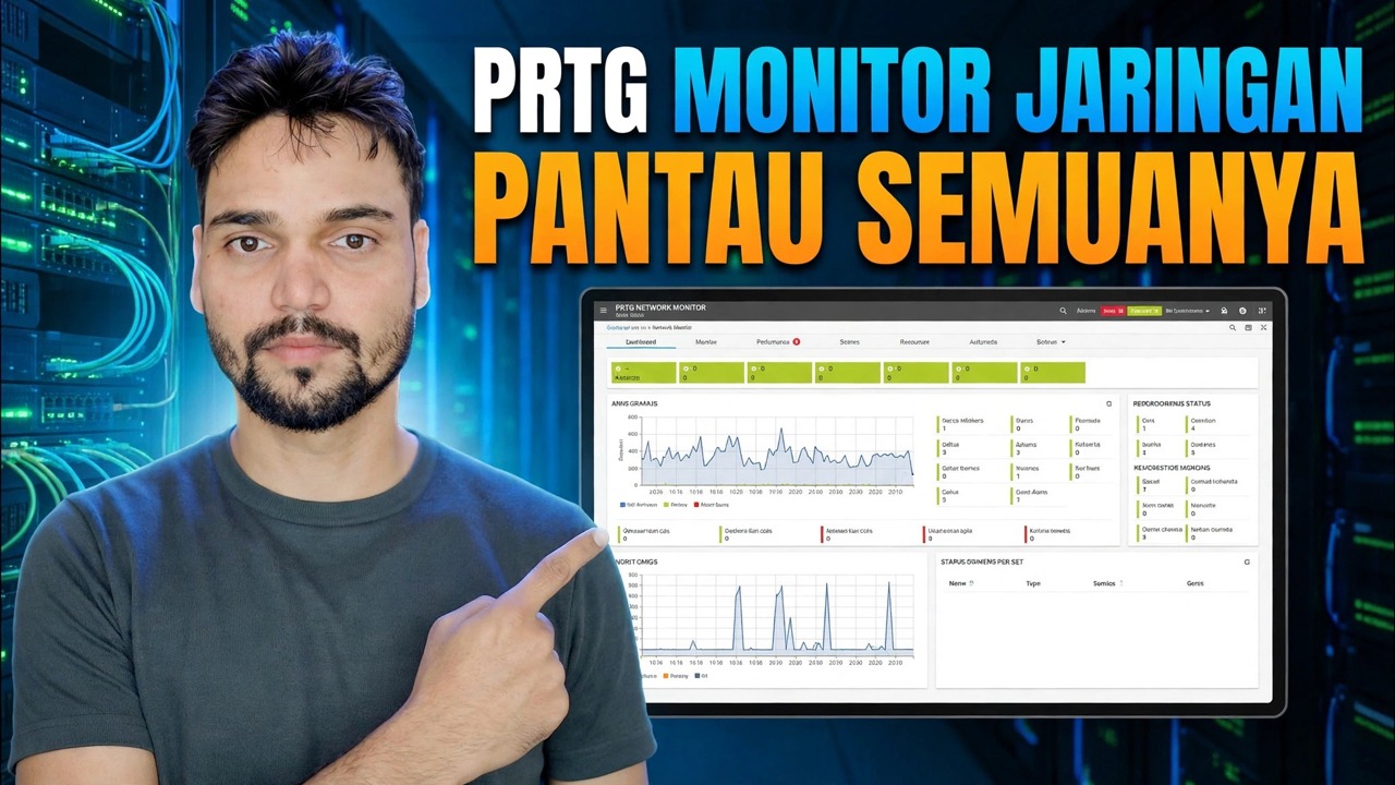 Pantau Status CPU, RAM, Bandwidth & Firewall dengan PRTG