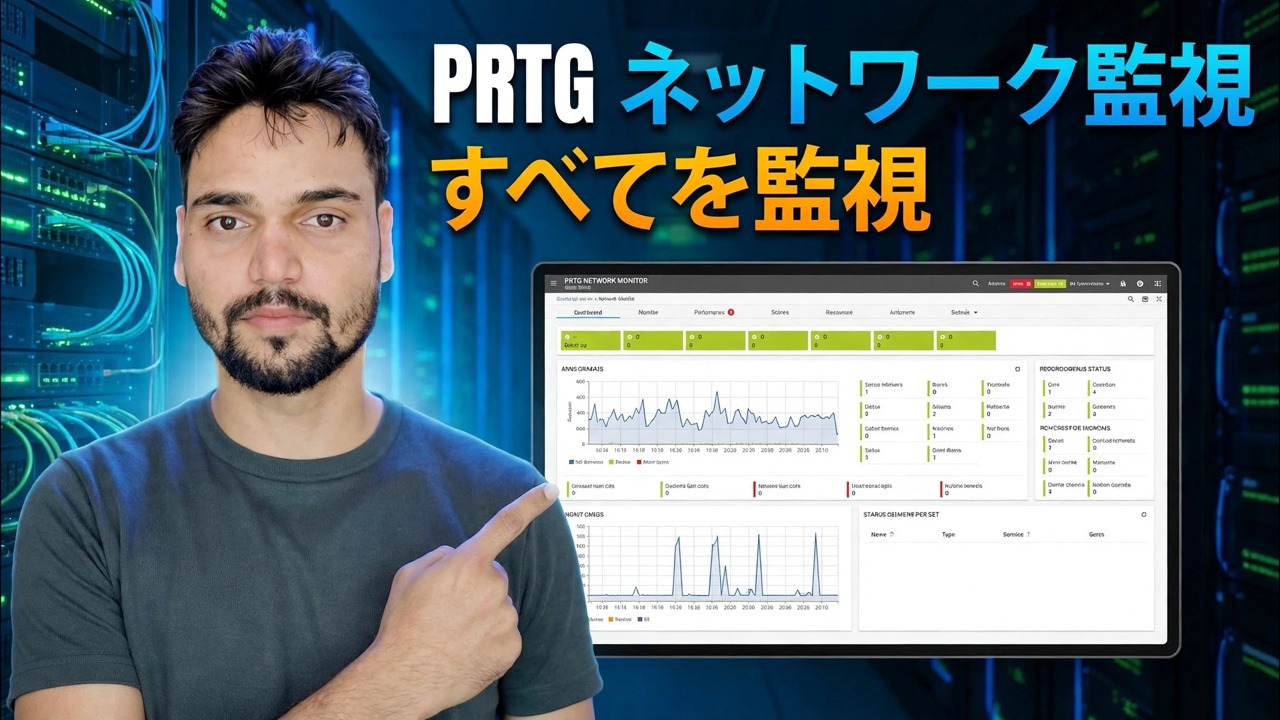 PRTGでCPU、RAM、帯域幅、ファイアウォールのステータスを監視
