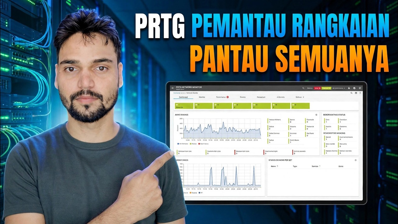 Pantau Status CPU, RAM, Lebar Jalur & Firewall dengan PRTG