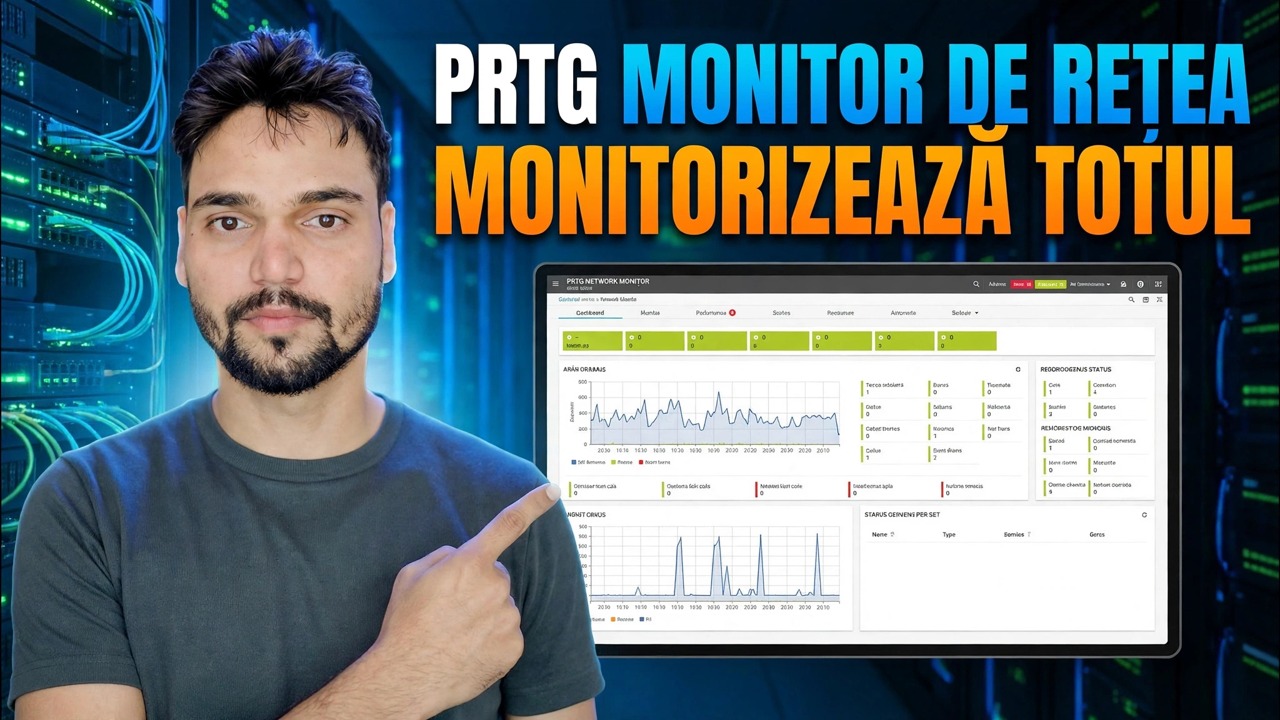 Monitorizați starea CPU, RAM, lățime de bandă și firewall cu PRTG