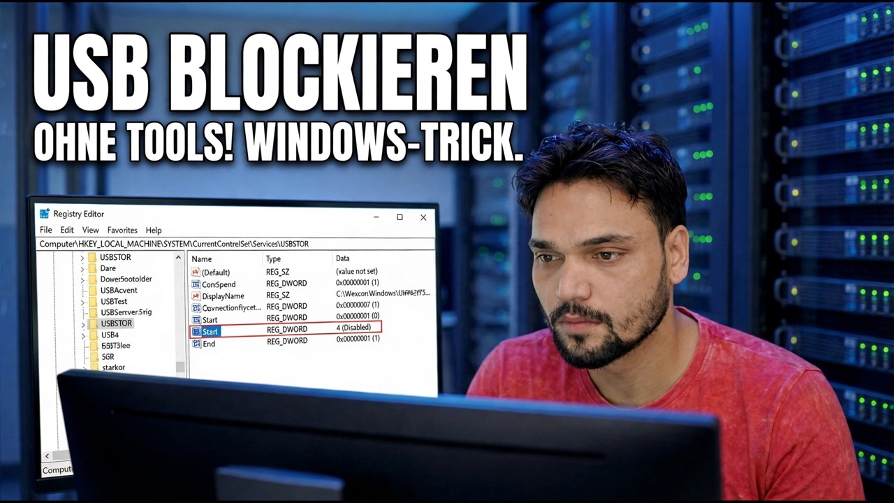 USB-Zugriff verhindern - Windows-Sicherheitstip | Keine Tools