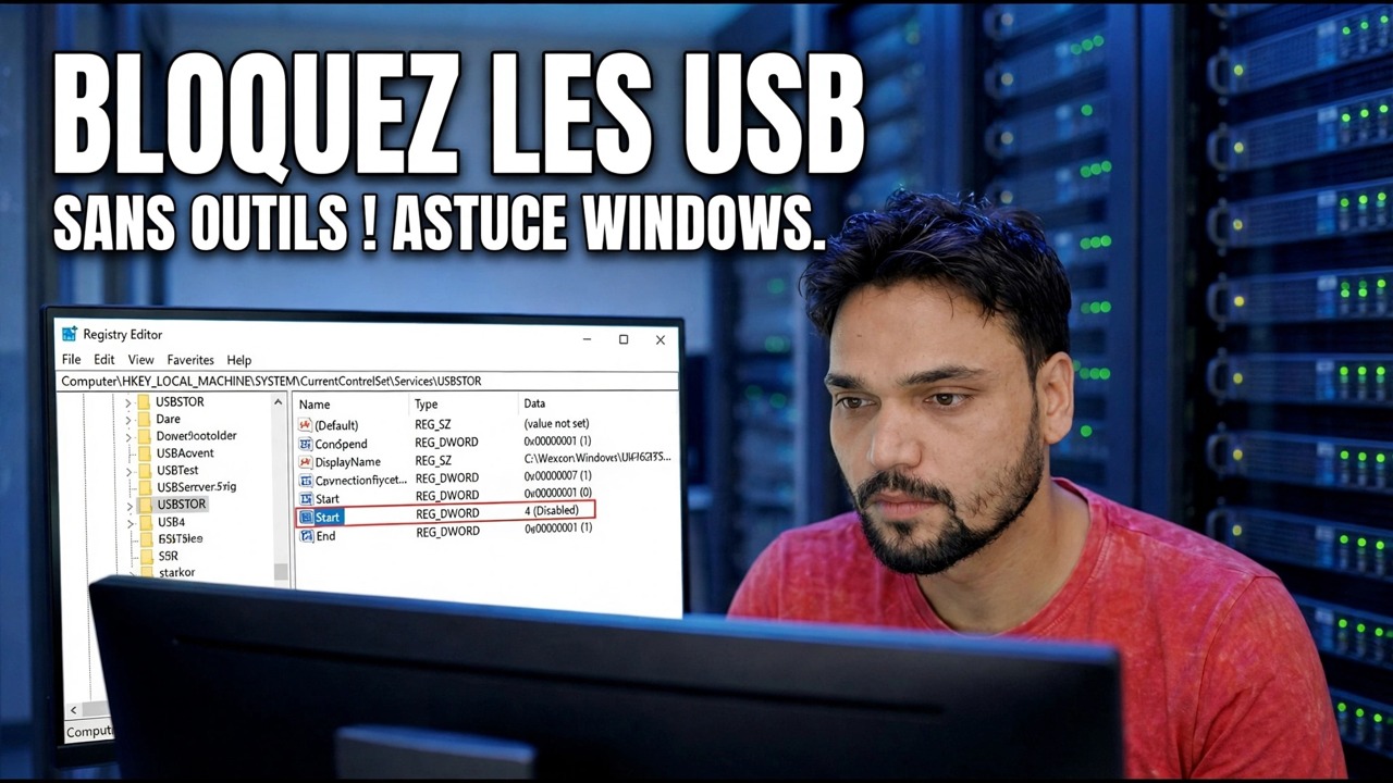 Empêchez l'accès non autorisé aux USB - Astuce de sécurité Windows | Aucun outil