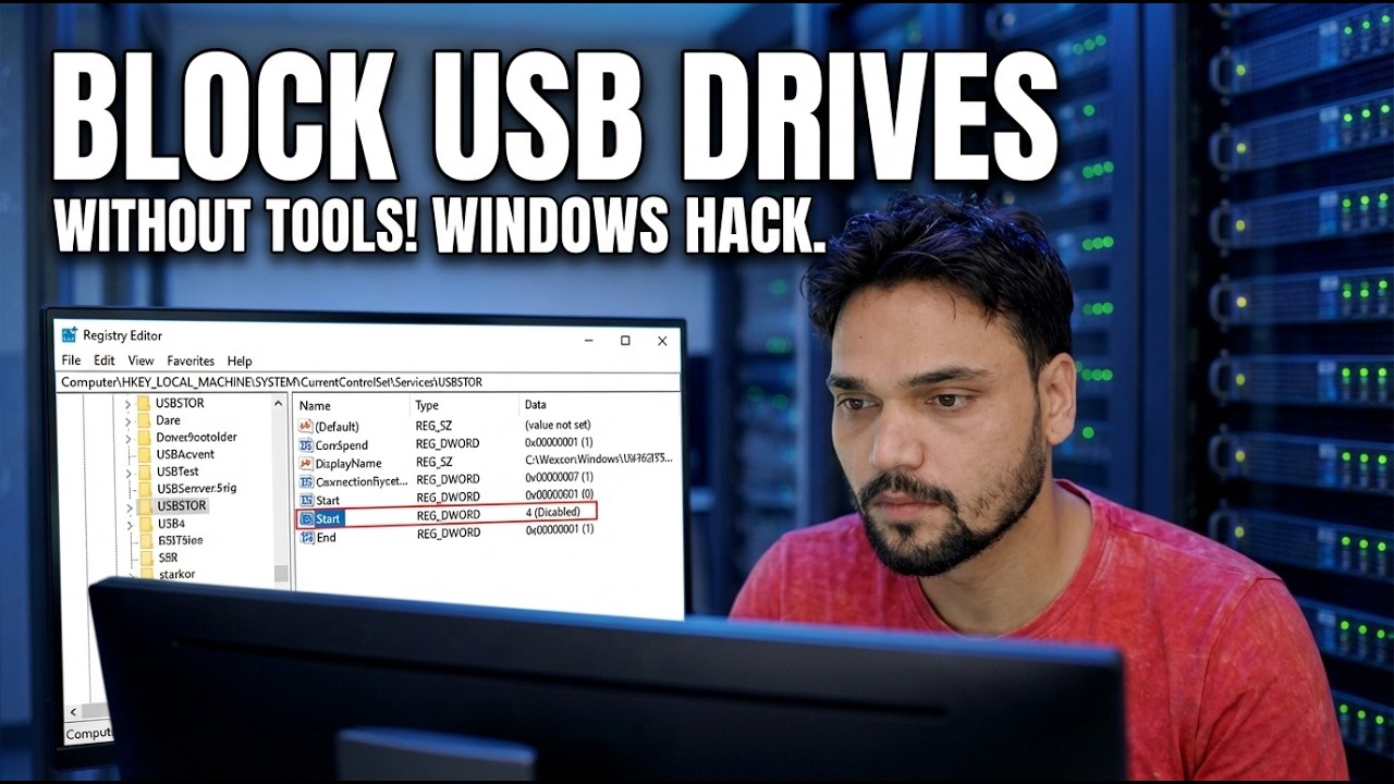 Prevent USB Unauthorized Access - Windows Security Tip | No Tools