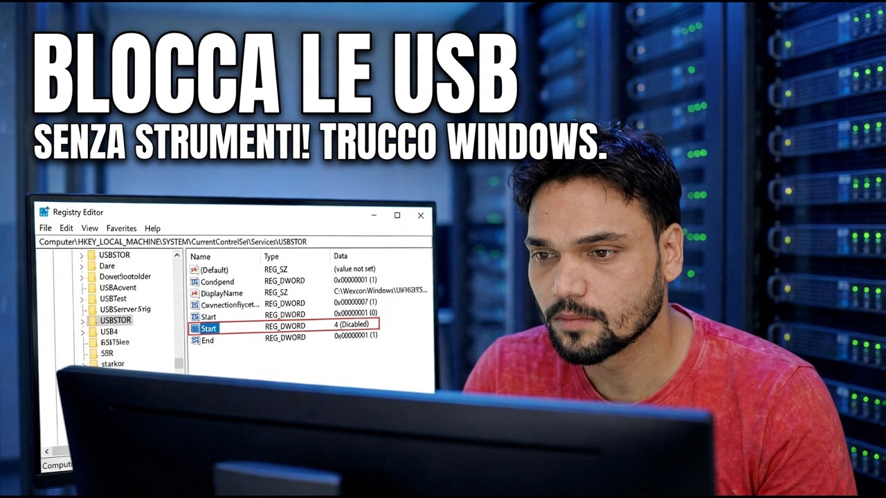Blocca l'accesso USB non autorizzato - Consiglio di sicurezza Windows | Nessun strumento