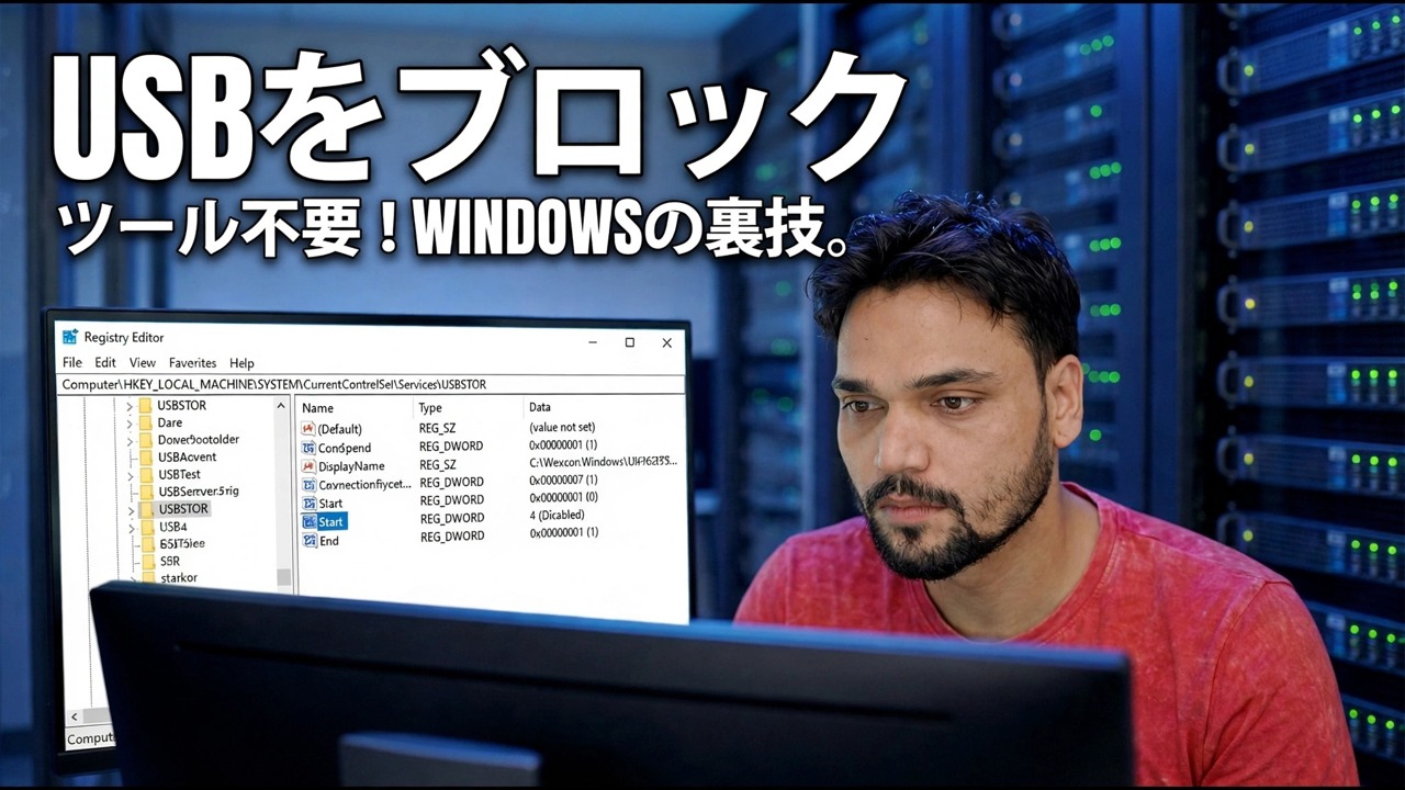 USBの不正アクセスを防止 - Windowsセキュリティのヒント | ツール不要
