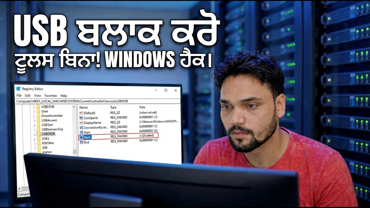 USB ਅਣਅਧਿਕਾਰਿਤ ਪਹੁੰਚ ਰੋਕੋ: Windows ਸੁਰੱਖਿਆ ਟਿੱਪ | ਬਿਨਾ ਕਿਸੇ ਟੂਲ ਦੇ