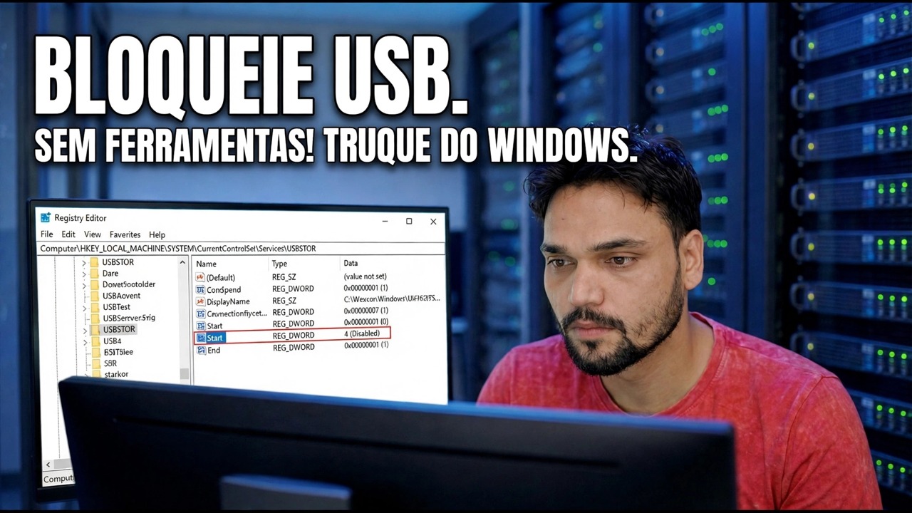 Previna Acesso Não Autorizado via USB - Dica de Segurança do Windows | Sem Ferramentas