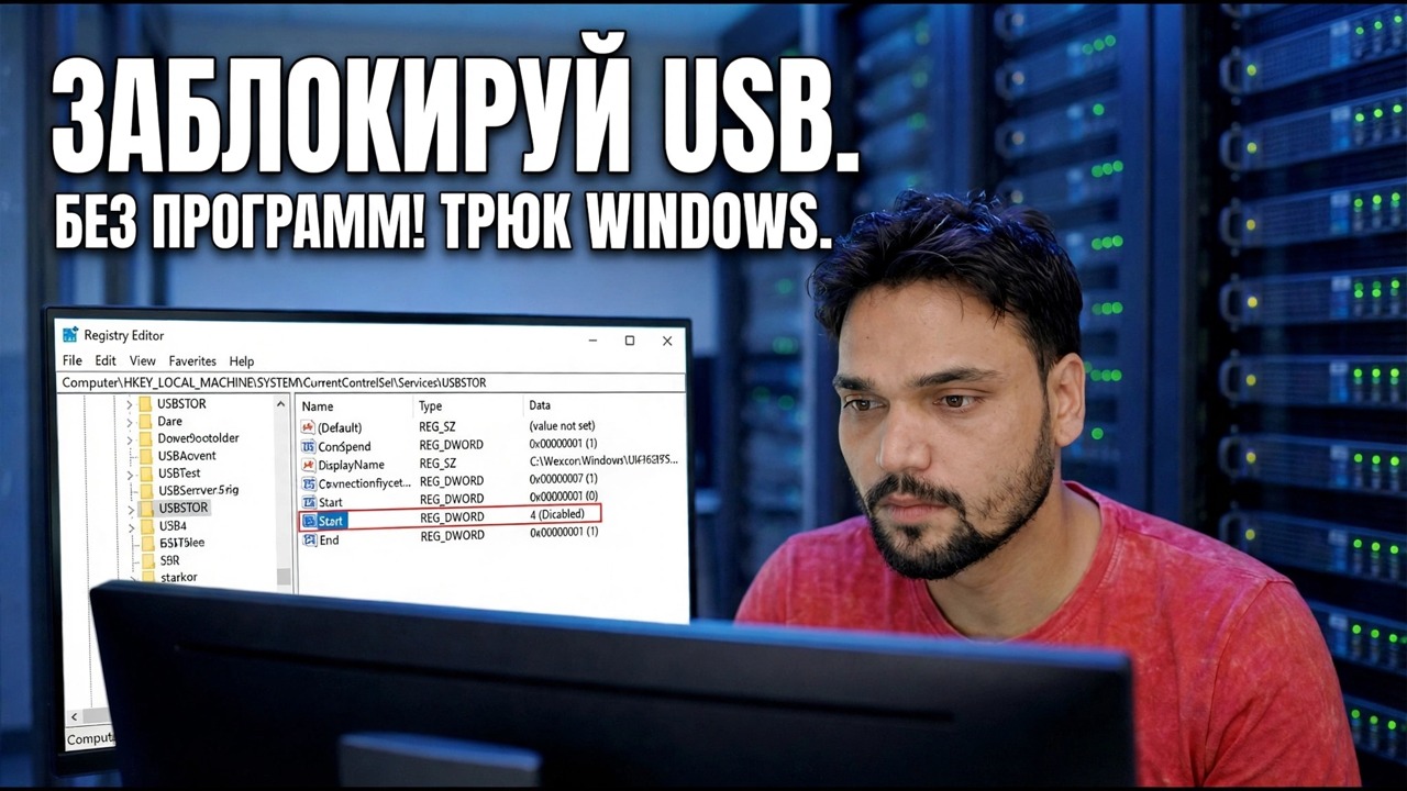 Запретить несанкционированный доступ к USB - совет по безопасности Windows | Без инструментов