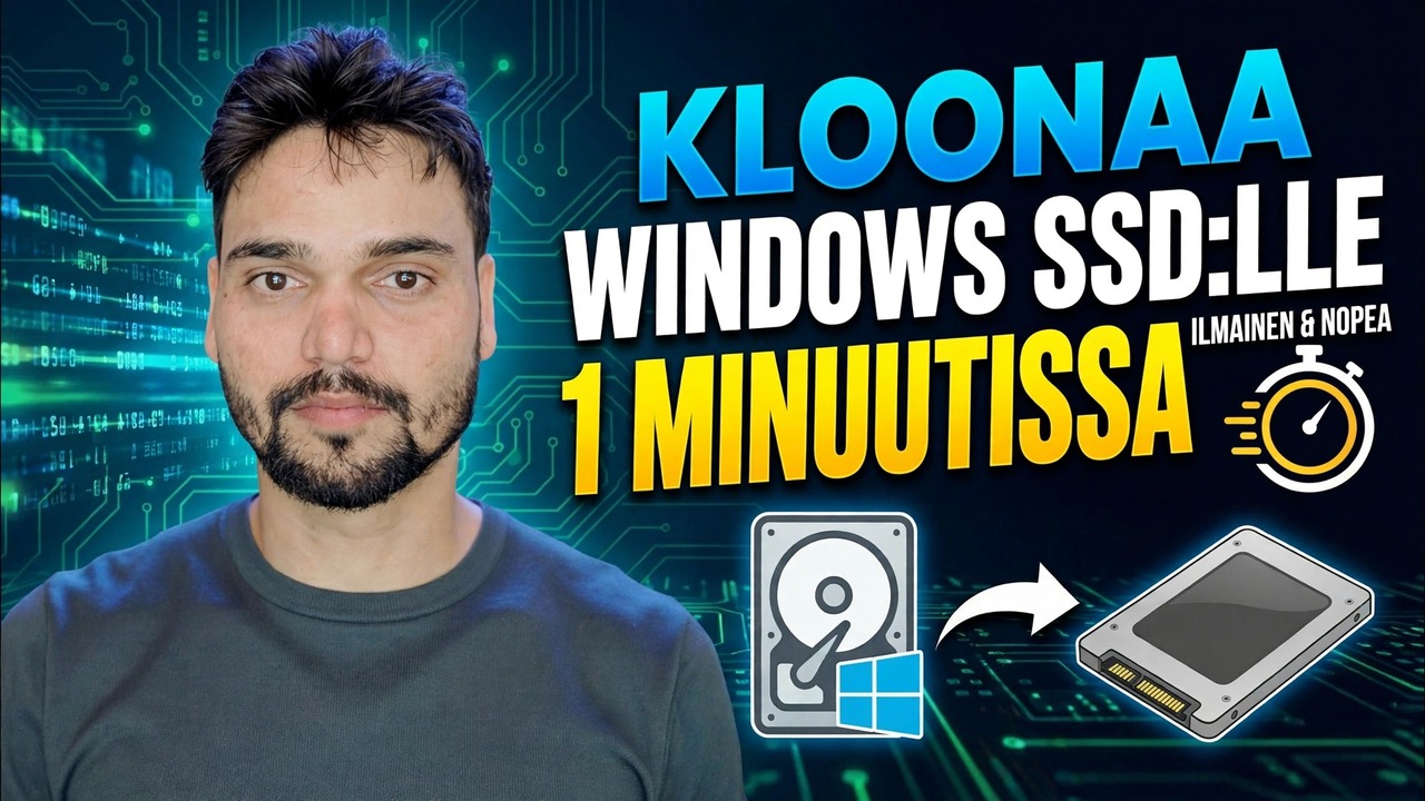 Kloonaa kiintolevy SSD:lle Macrium Reflectin avulla