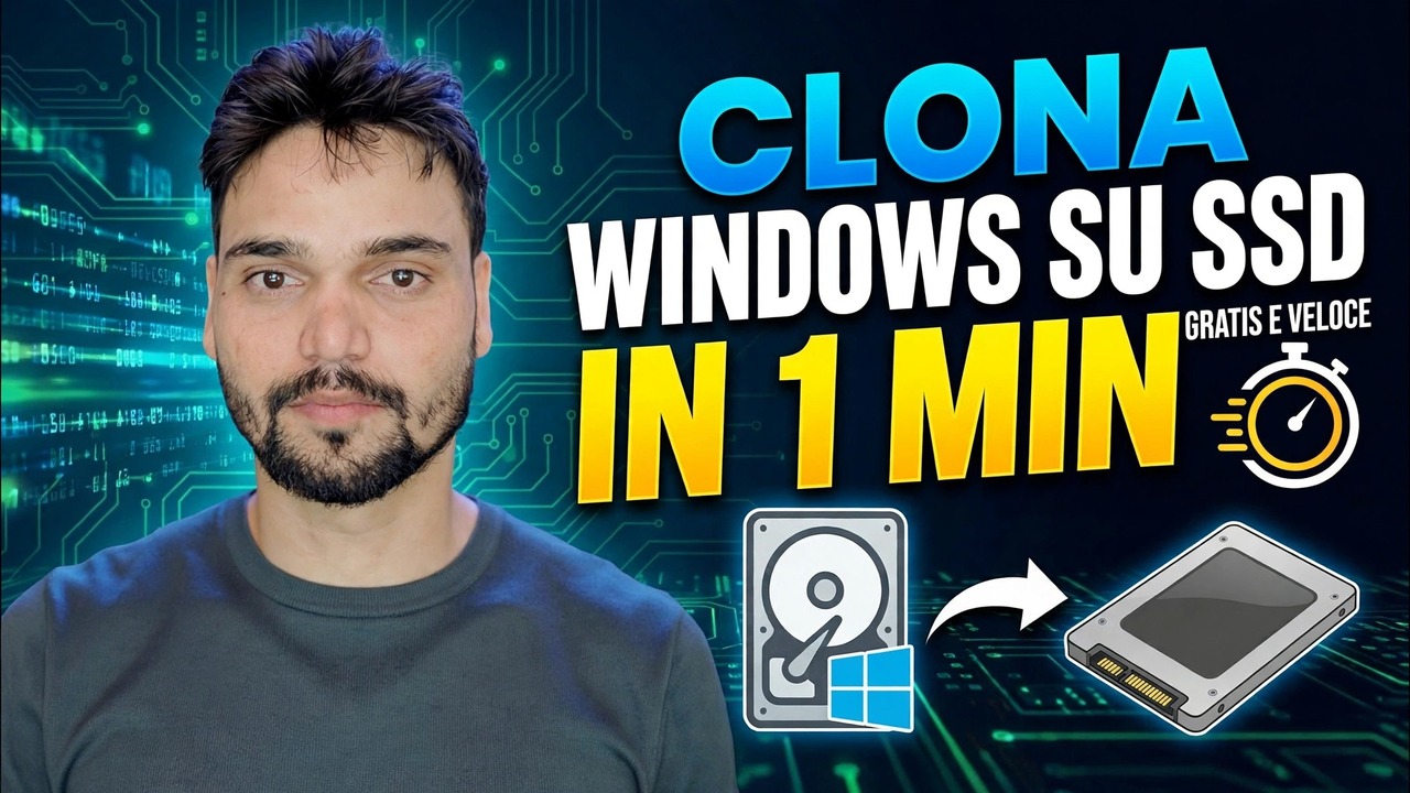 Clonare HDD su SSD utilizzando Macrium Reflect
