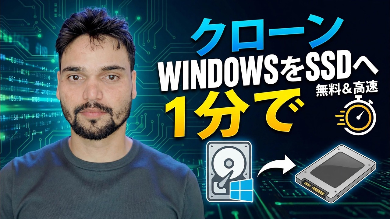 Macrium Reflectを使用してHDDをSSDにクローンする