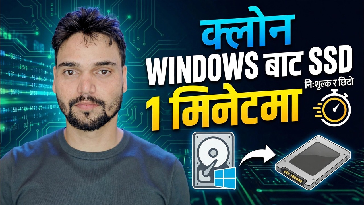 म्याक्रियम प्रतिबिम्ब प्रयोग गरेर SSD मा HDD क्लोन गर्नुहोस्