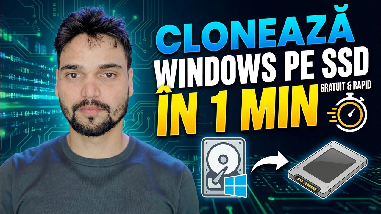 Clonează HDD pe SSD utilizând Macrium Reflect
