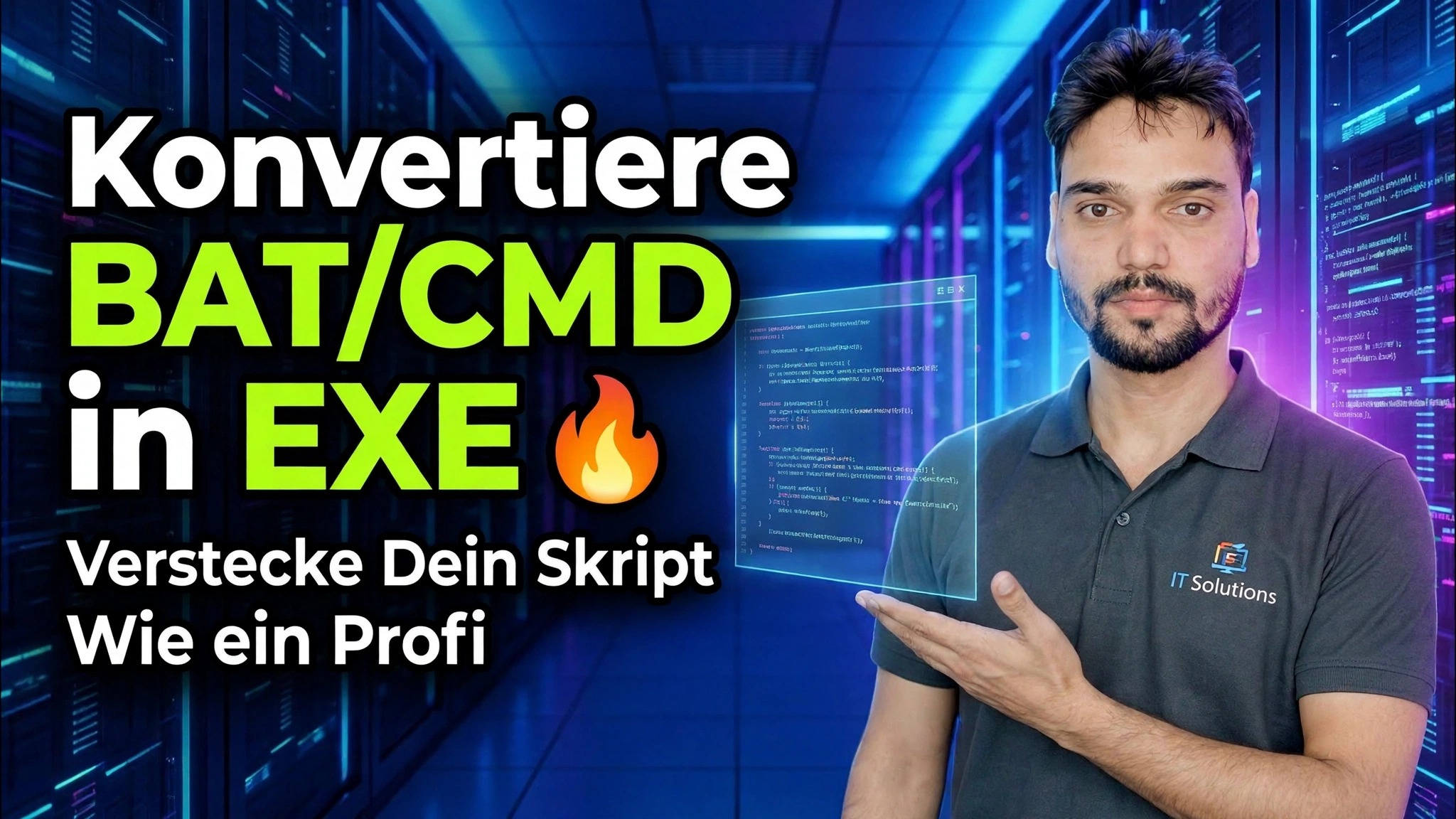 Konvertieren Sie BAT/CMD in EXE 🔥 Verstecken Sie Ihr Skript wie ein Profi