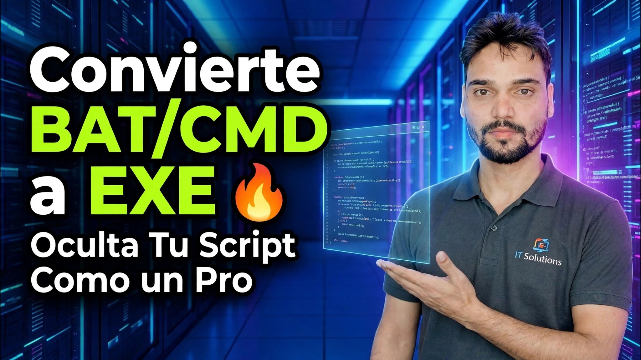 Convierte BAT/CMD a EXE 🔥 Oculta tu script como un profesional