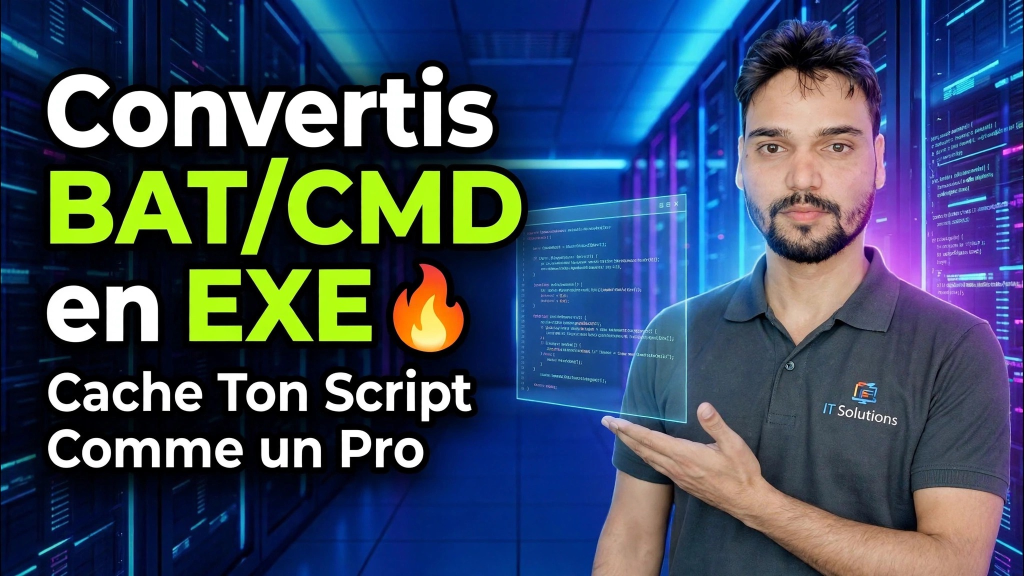 Convertissez BAT/CMD en EXE 🔥 Cachez votre script comme un pro