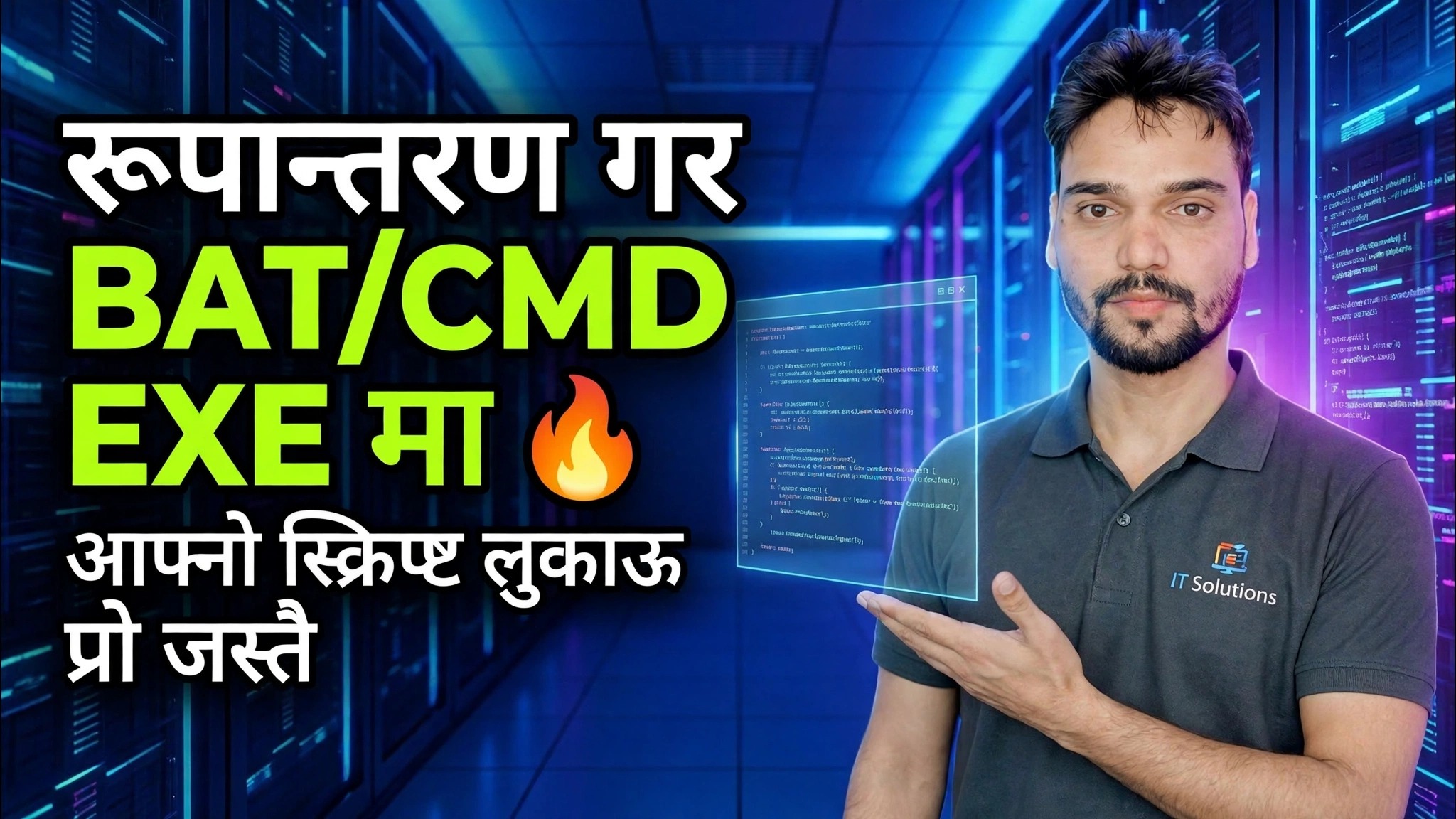 BAT/CMD लाई EXE मा रूपान्तरण गर्नुहोस् 🔥 एक प्रो जस्तै आफ्नो स्क्रिप्ट लुकाउनुहोस्