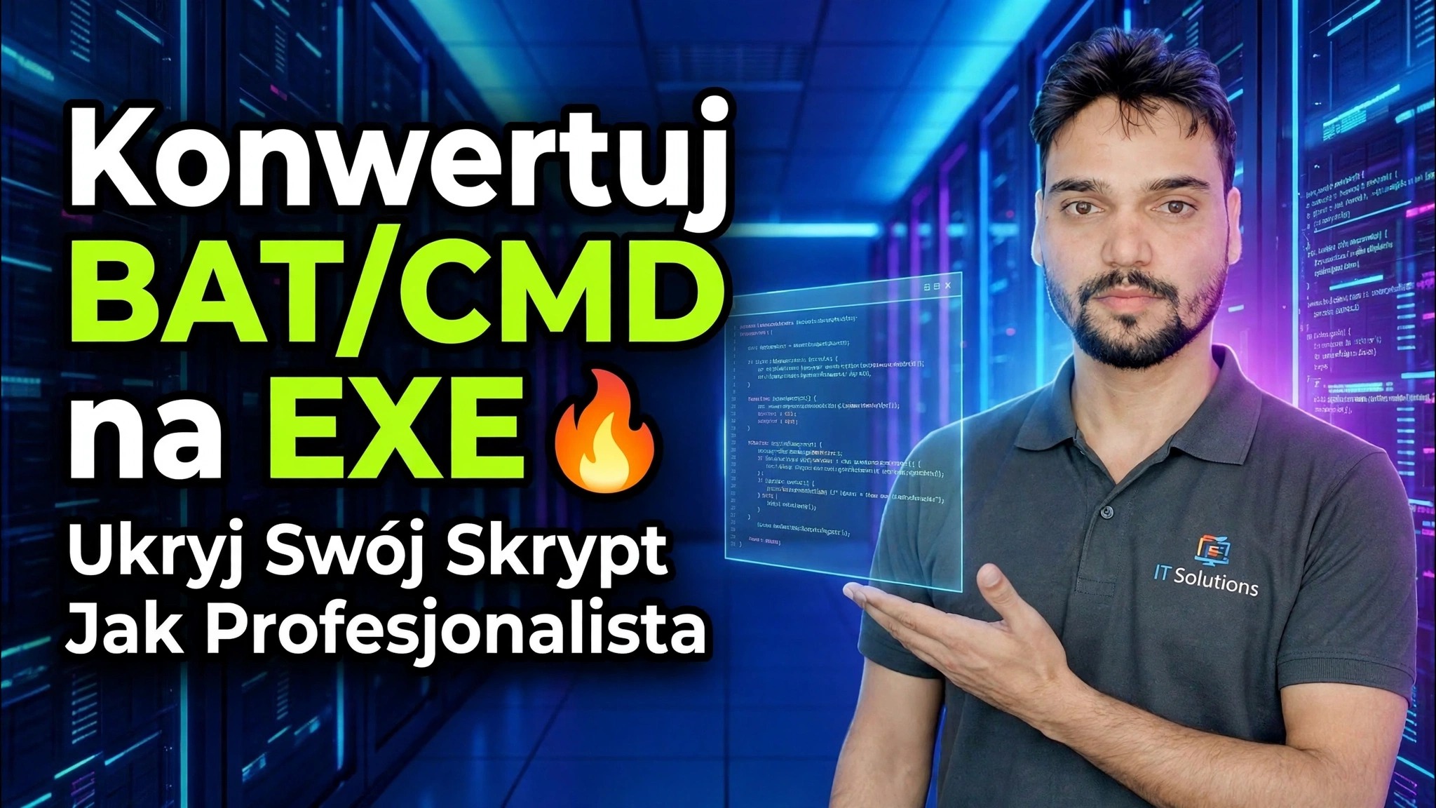 Konwertuj BAT/CMD na EXE 🔥 Ukryj swój skrypt jak profesjonalista