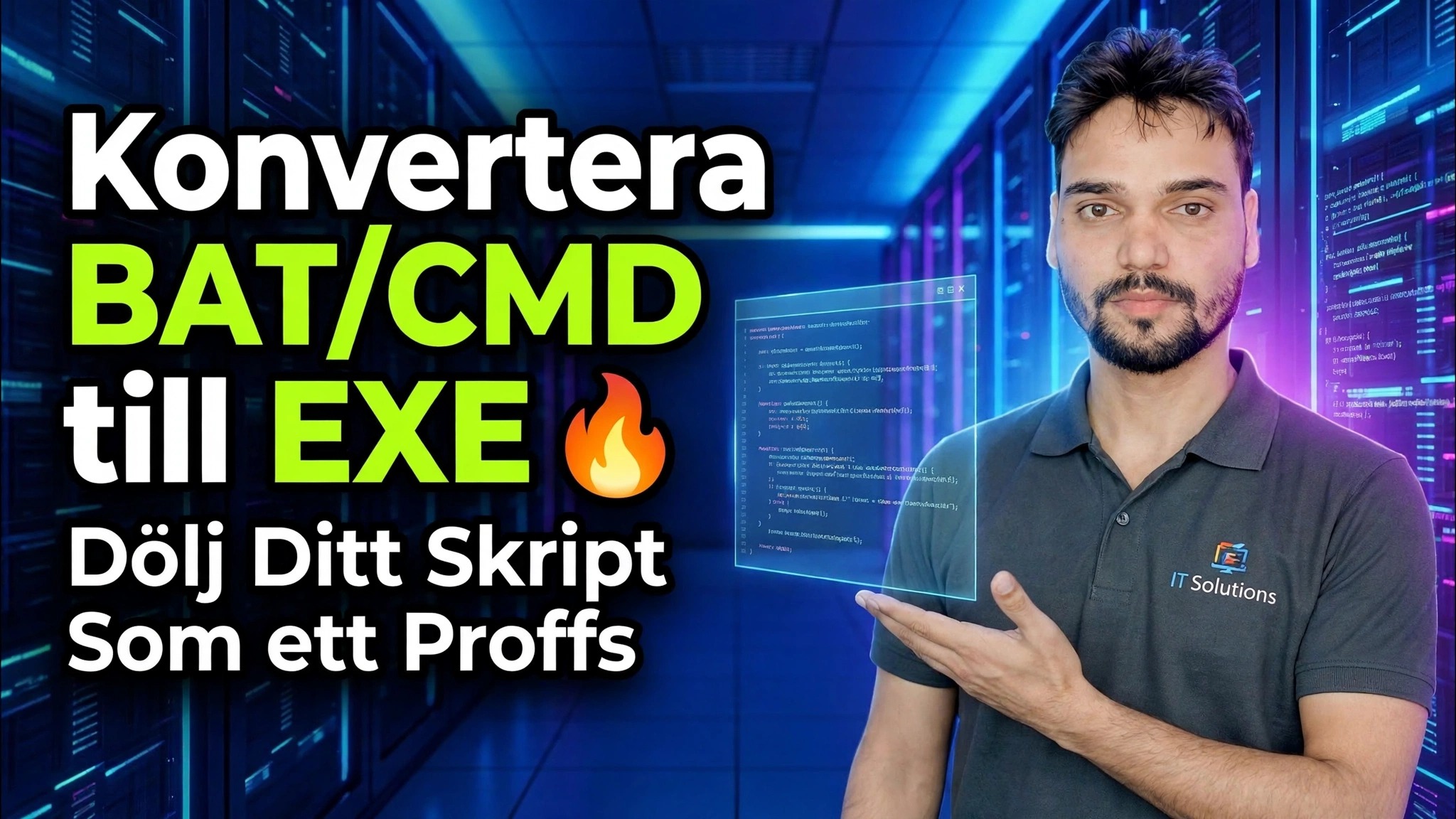 Konvertera BAT/CMD till EXE 🔥 Göm ditt skript som ett proffs