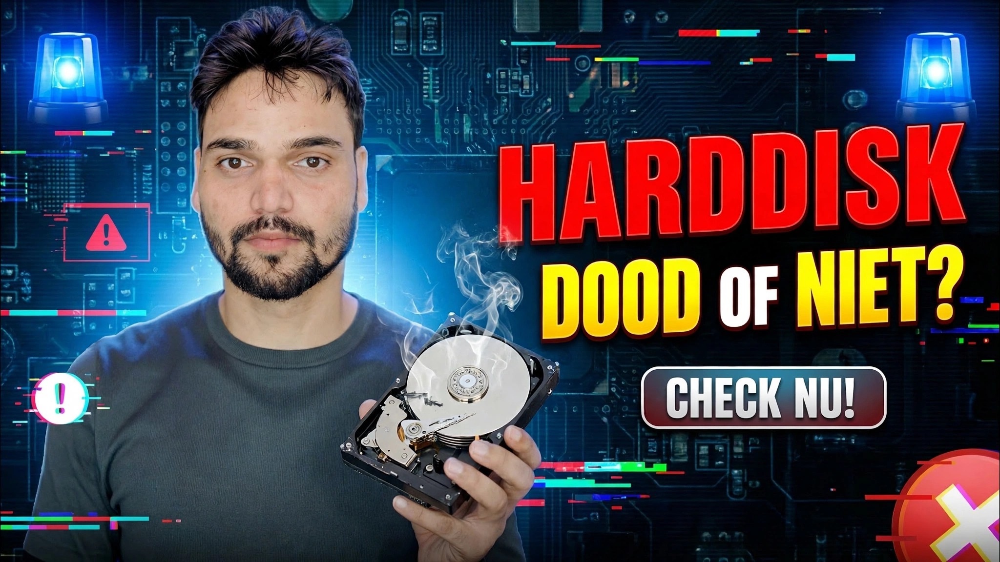 Harde schijf Kharab Hai Ya Nahi? HDD-test volledige methode uitgelegd
