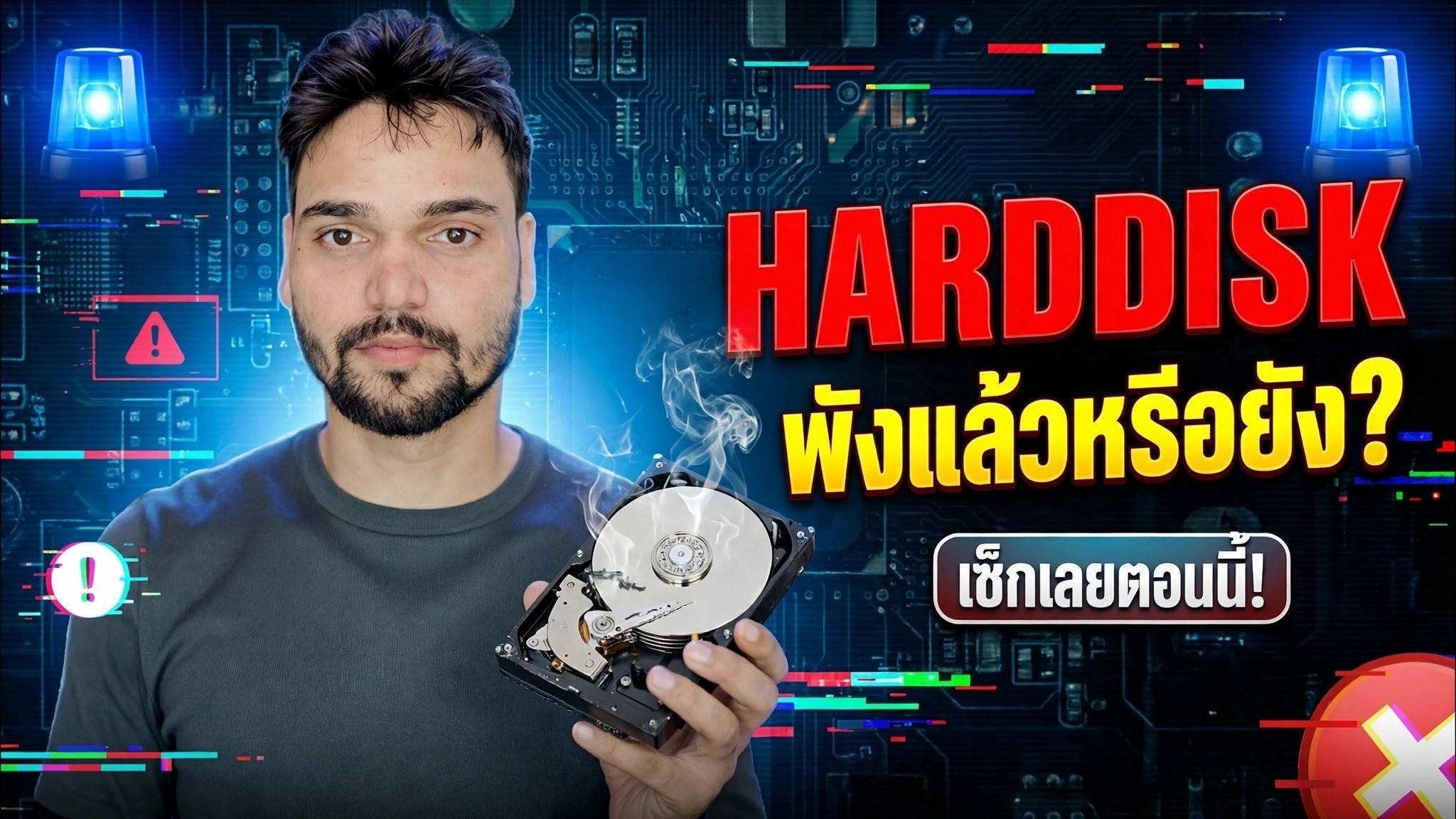 ฮาร์ดดิสก์คาราบหายยานาฮิ? อธิบายวิธีการทดสอบ HDD แบบสมบูรณ์แล้ว
