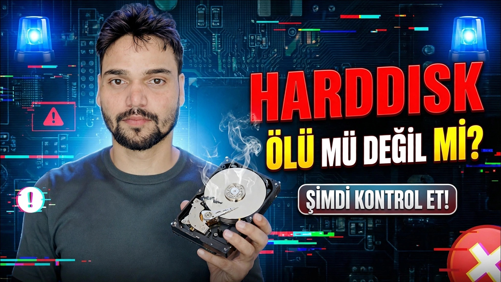 Sabit Disk Kharab Hai Ya Nahi? HDD Testi Tam Yöntem Açıklaması