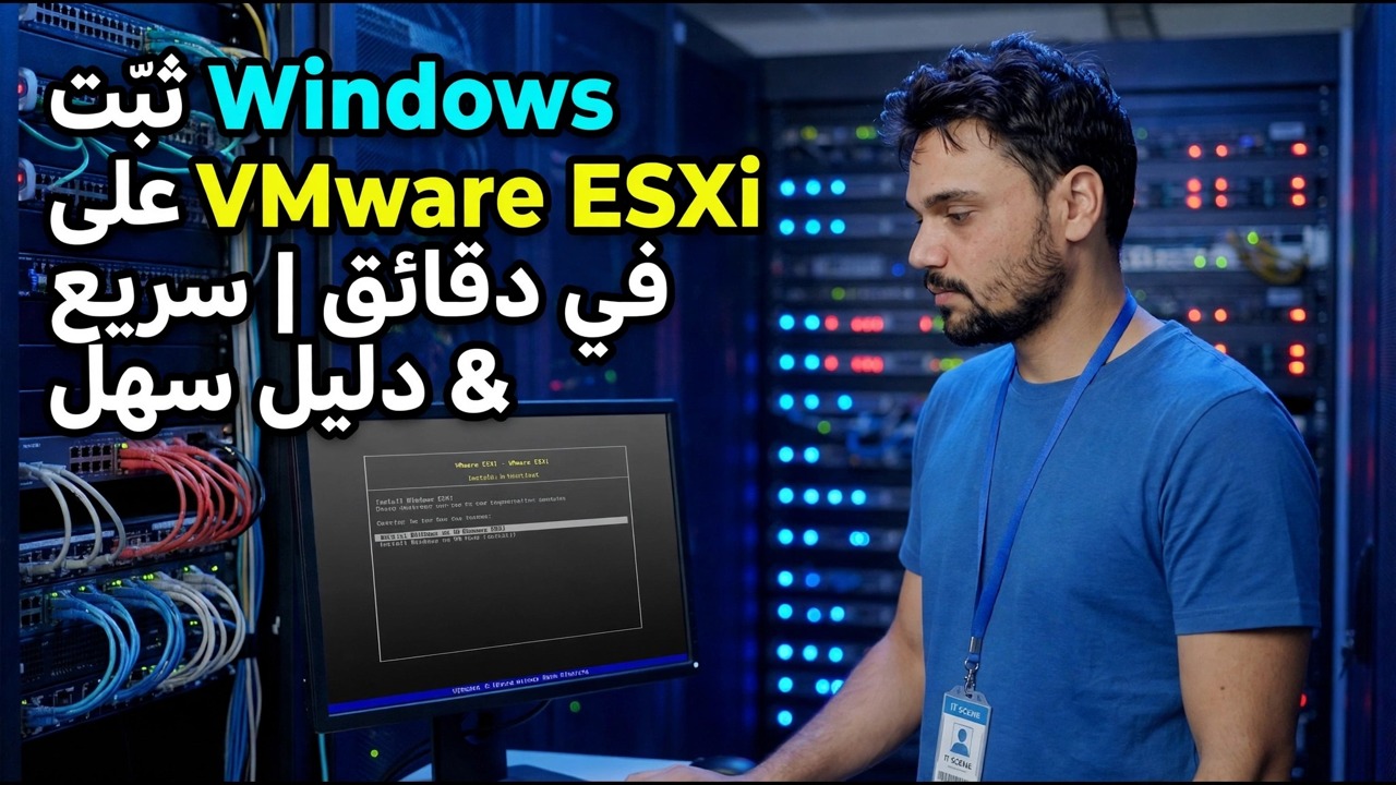 Windows على VMware ESXi - دليل التثبيت السريع والسهل