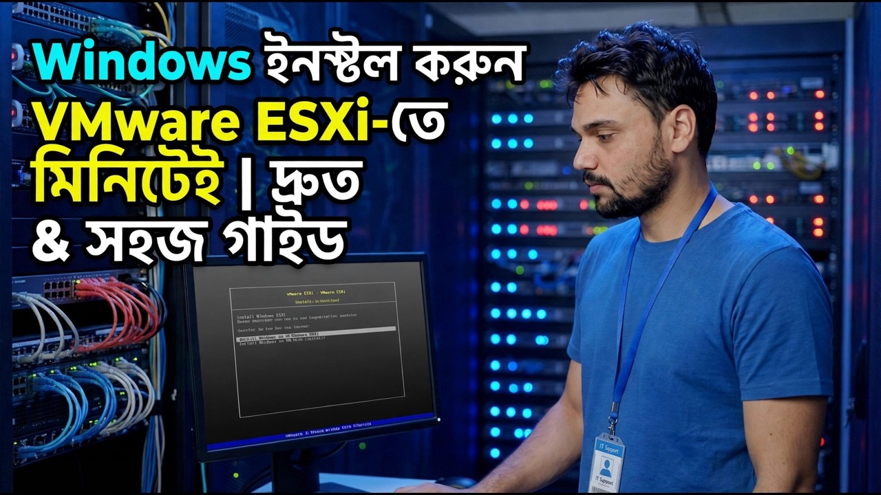 VMware ESXi-এ উইন্ডোজ - দ্রুত এবং সহজ ইনস্টলেশন গাইড