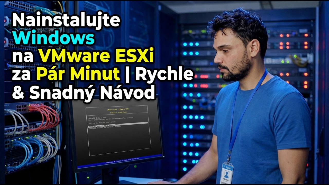Windows na VMware ESXi – Průvodce rychlou a snadnou instalací