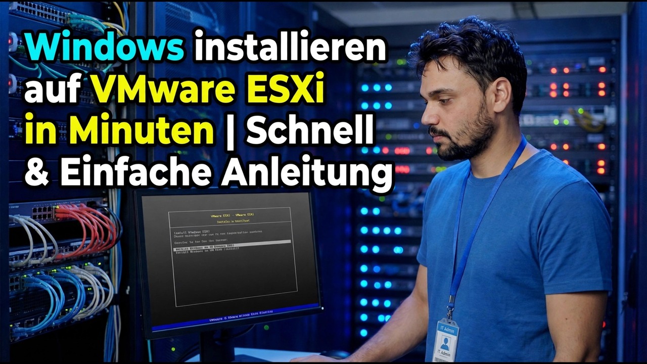 Windows auf VMware ESXi – Schnelle und einfache Installationsanleitung