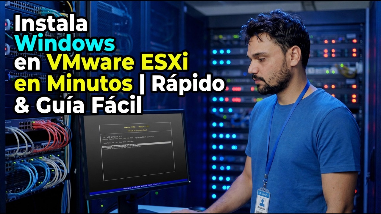 Windows en VMware ESXi: guía de instalación sencilla y rápida