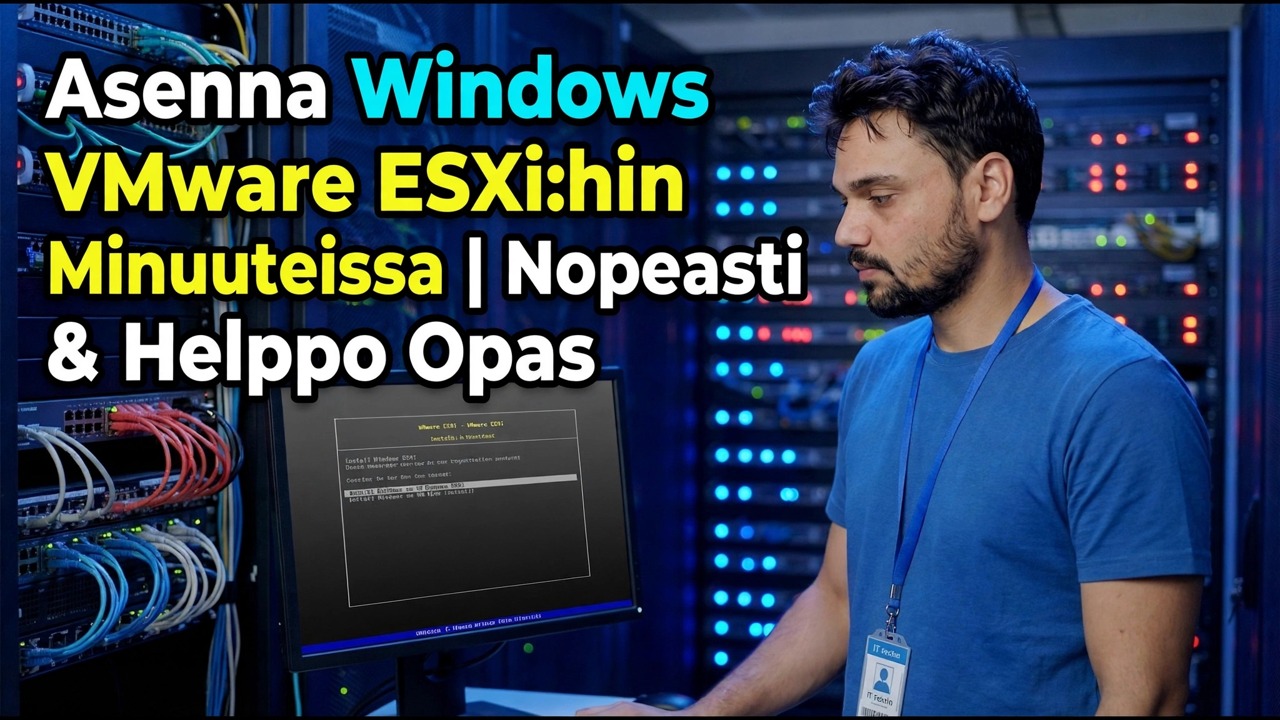 Windows on VMware ESXi - nopea ja helppo asennusopas