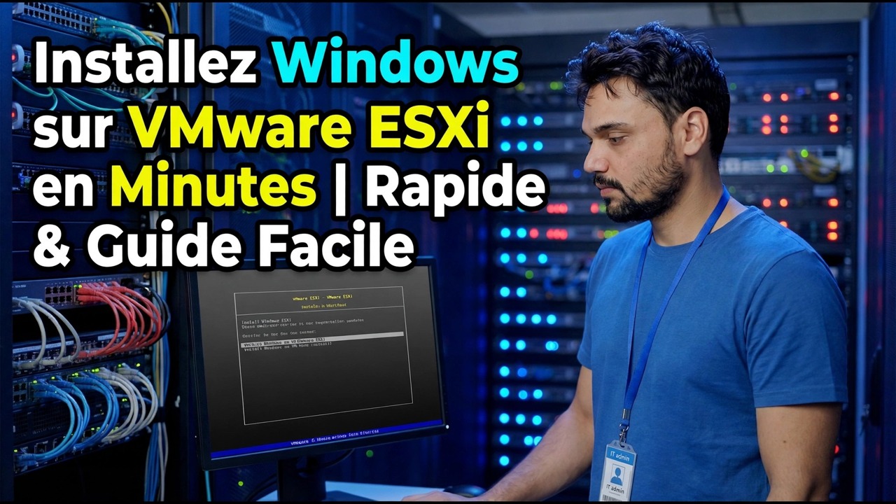 Windows sur VMware ESXi - Guide d'installation rapide et facile