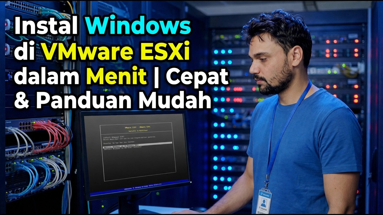 Windows di VMware ESXi - Panduan Instalasi Cepat & Mudah