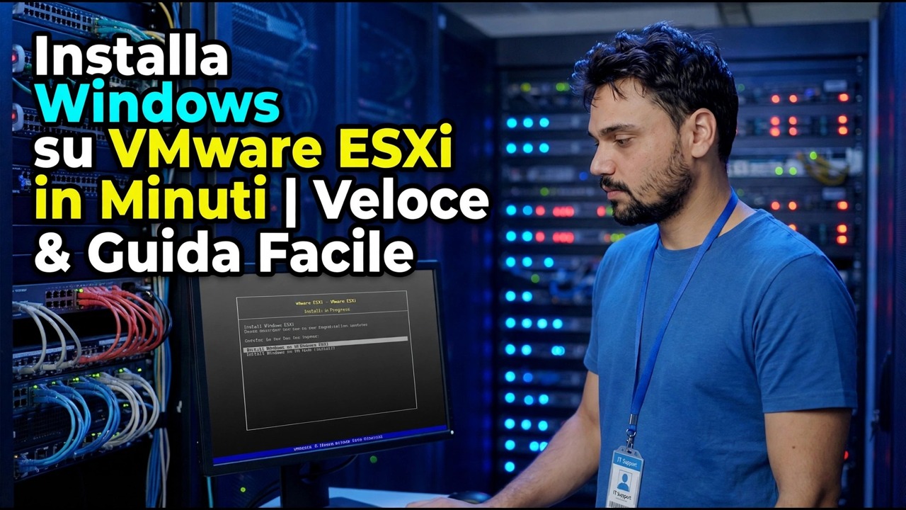 Windows su VMware ESXi: Guida all'installazione semplice e veloce