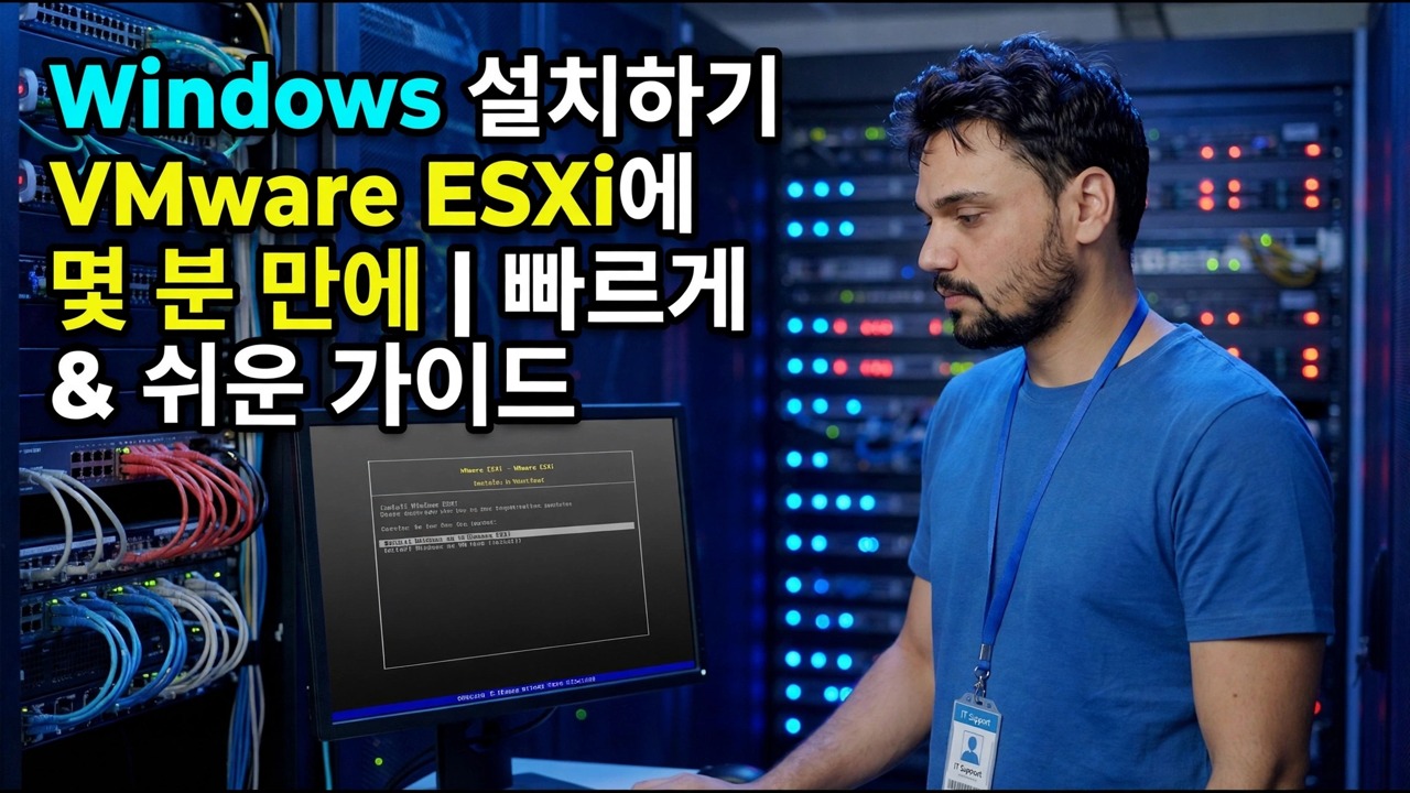 VMware ESXi 기반 Windows - 빠르고 쉬운 설치 가이드