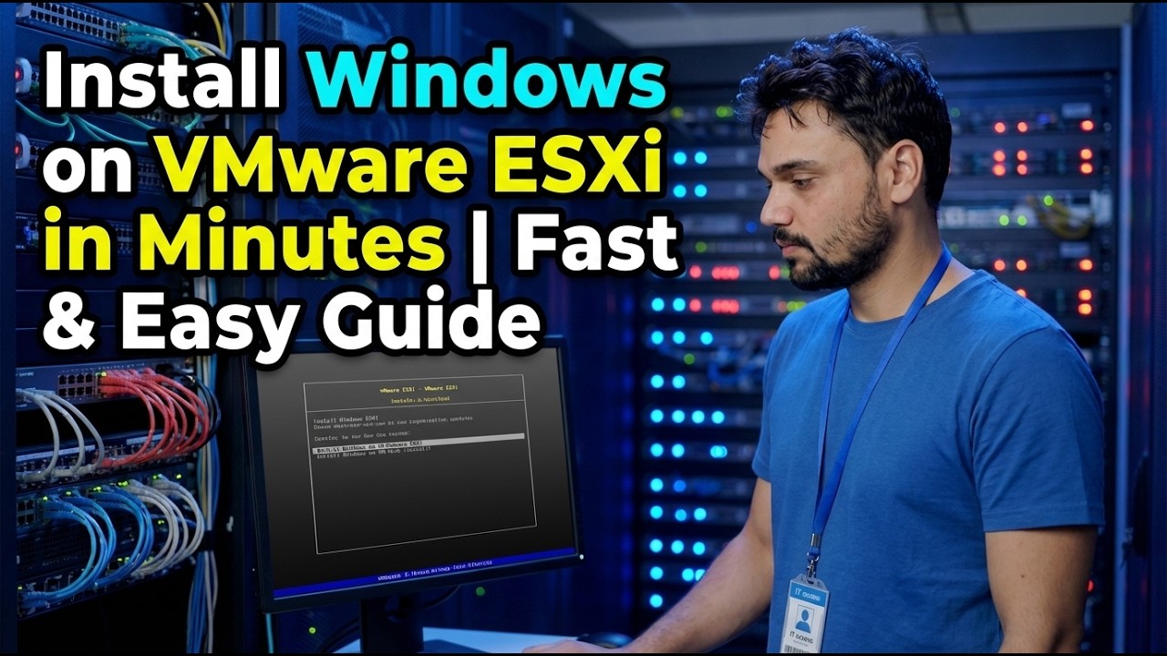 VMware ESXi-ലെ വിൻഡോസ് - വേഗതയേറിയതും എളുപ്പമുള്ളതുമായ ഇൻസ്റ്റാളേഷൻ ഗൈഡ്