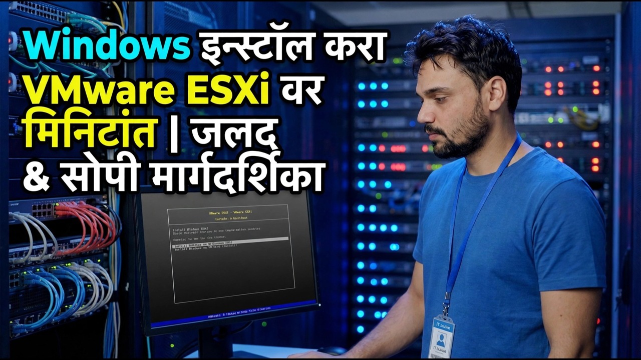 VMware ESXi वर विंडोज - जलद आणि सुलभ स्थापना मार्गदर्शक
