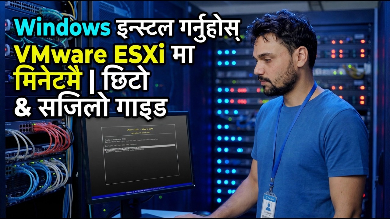 VMware ESXi मा Windows - छिटो र सजिलो स्थापना गाइड