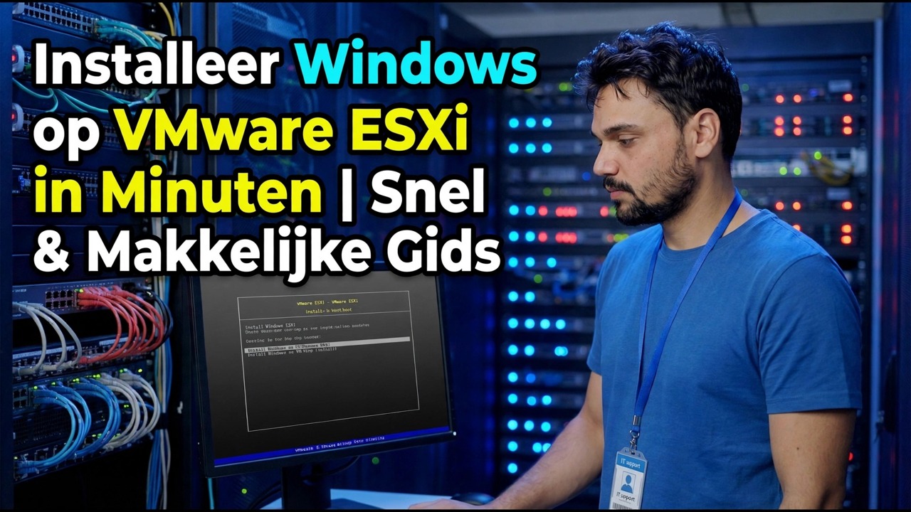 Windows op VMware ESXi - Snelle en eenvoudige installatiehandleiding