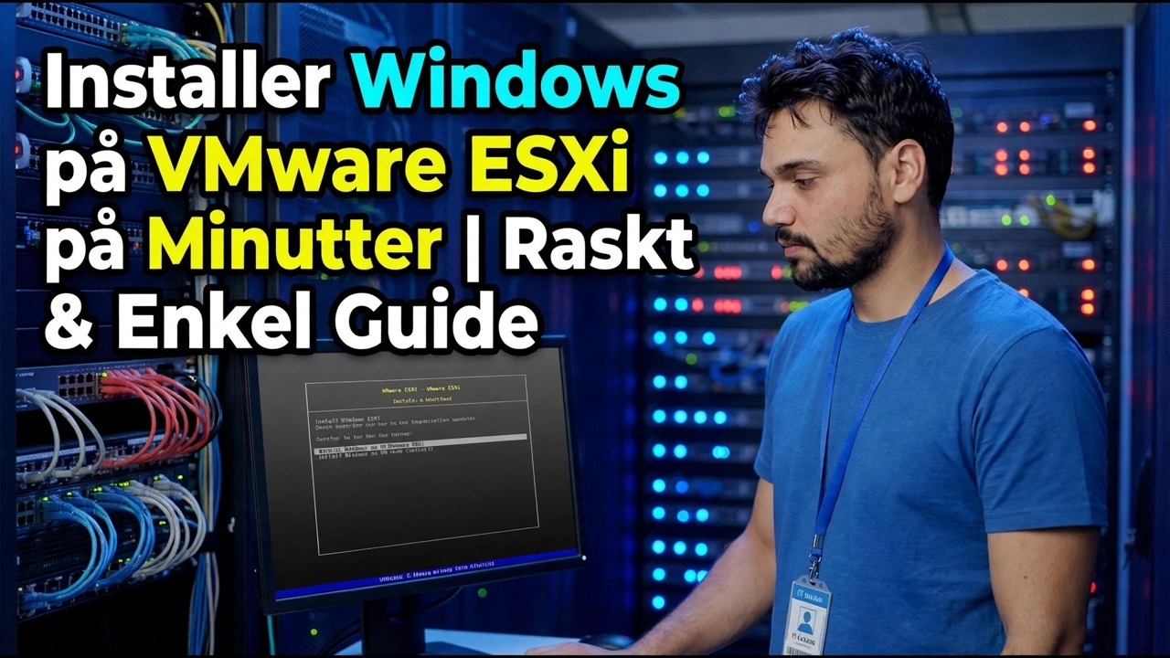 Windows på VMware ESXi - Rask og enkel installasjonsveiledning