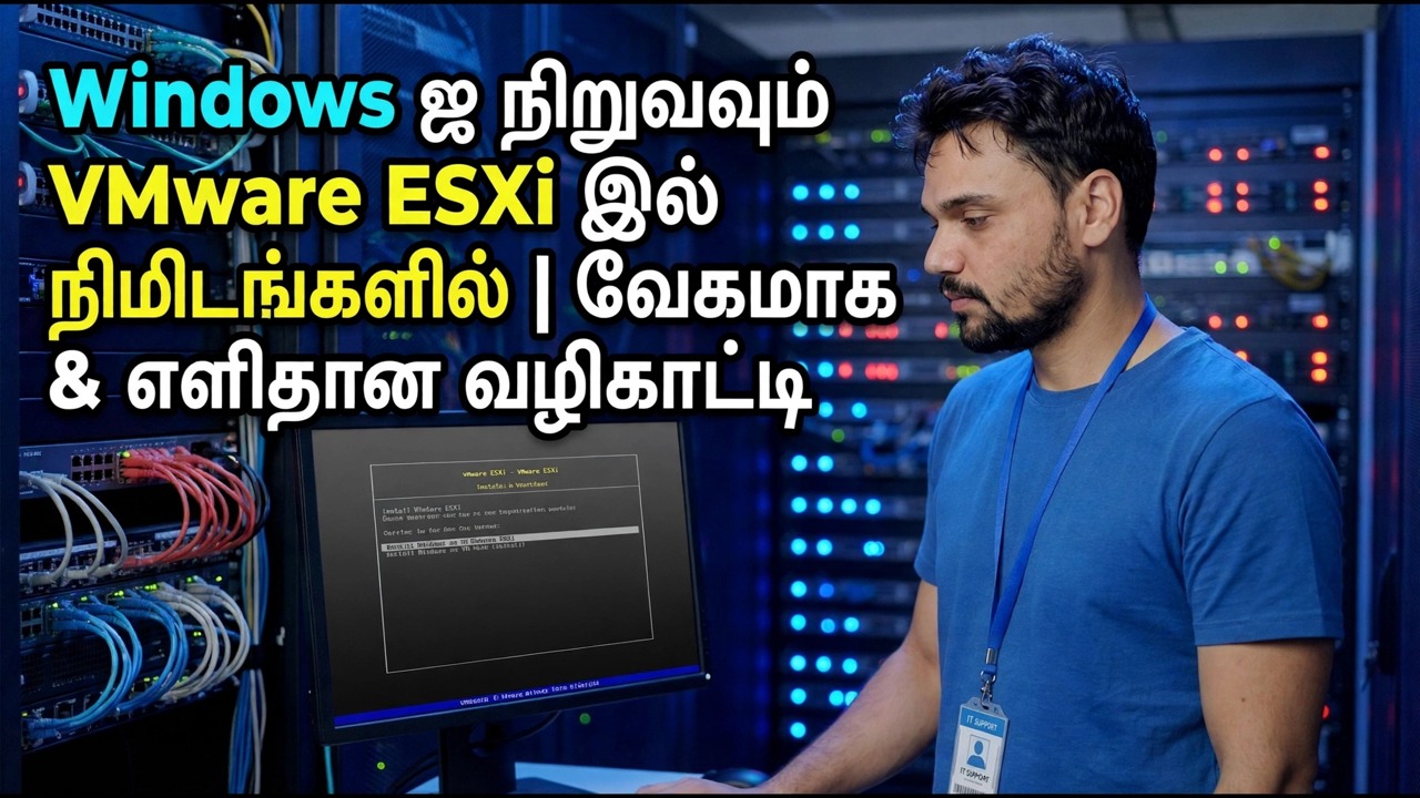 VMware ESXi இல் விண்டோஸ் - வேகமான மற்றும் எளிதான நிறுவல் வழிகாட்டி