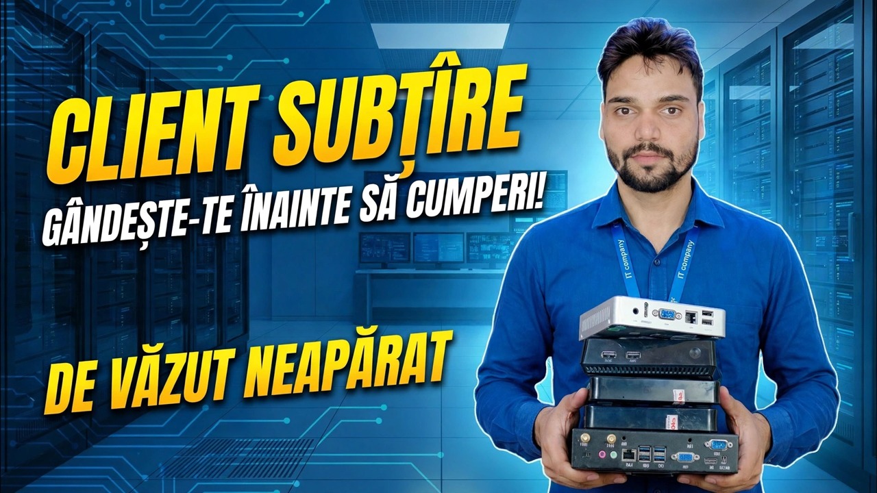 Ce Thin Client să cumpărați? 😳 4 modele comparate (cel mai bun vs cel mai rău)