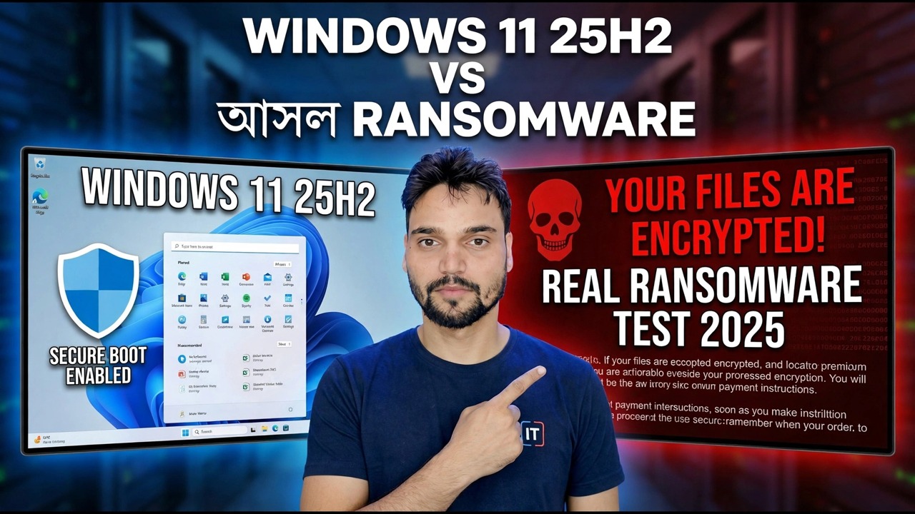 আমি রিয়েল র‍্যানসমওয়্যারের বিরুদ্ধে উইন্ডোজ 11 25H2 পরীক্ষা করেছি - এখানে কী ঘটেছে