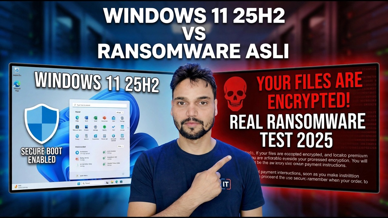 Saya Menguji Windows 11 25H2 Terhadap Ransomware Asli – Inilah Yang Terjadi