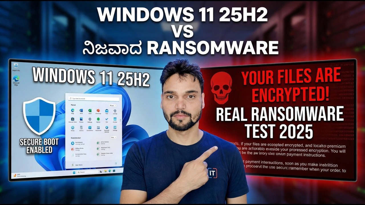 ನಾನು ವಿಂಡೋಸ್ 11 25H2 ಅನ್ನು ನಿಜವಾದ Ransomware ವಿರುದ್ಧ ಪರೀಕ್ಷಿಸಿದೆ - ಏನಾಯಿತು ಎಂಬುದು ಇಲ್ಲಿದೆ