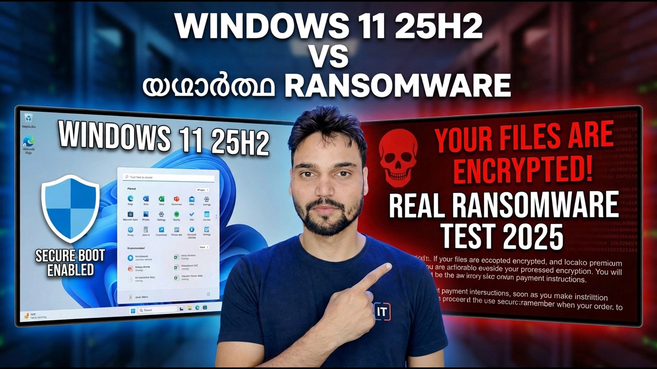ഞാൻ Windows 11 25H2 യഥാർത്ഥ Ransomware-ന് എതിരായി പരീക്ഷിച്ചു - എന്താണ് സംഭവിച്ചത്
